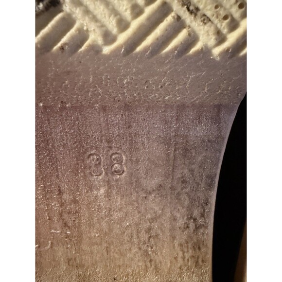 No. 6 old school high heel Clogs Size 38. Black - Picture 8 of 10